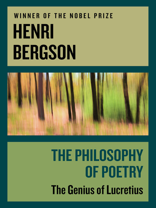 Title details for The Philosophy of Poetry by Henri Bergson - Available